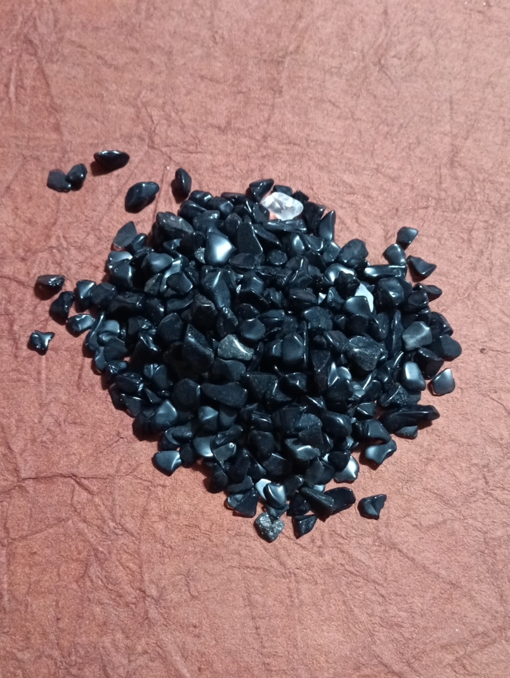 Black Shungite Crystal Chips